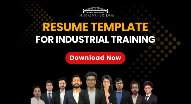 Resume Template for Industrial Training - 1